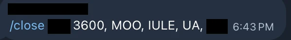 Redacted IUL sale posted in an agency sales chat